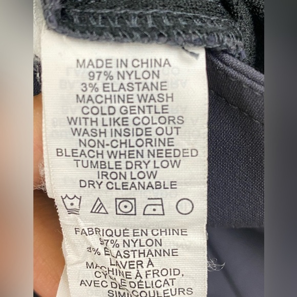 PRANA Halle Straight Leg Roll Up Pant Hiking Outdoors Gray Size 10 - Picture 9 of 10